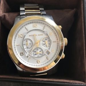 Beautiful stainless steel and gold plated watch